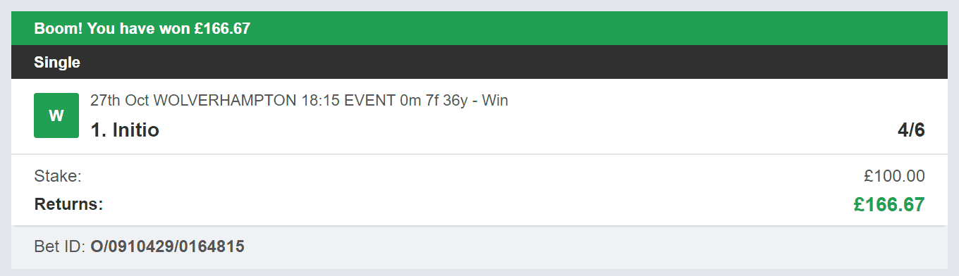 Bet Prediction For Today - Winner 1 - 2023-10-27