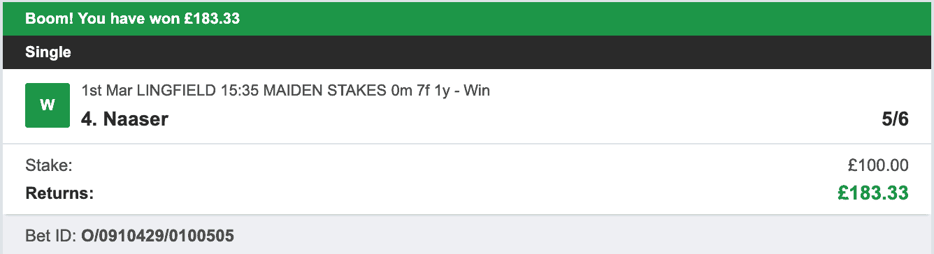 Bet Prediction For Today - Winner 1 - 2023-03-01