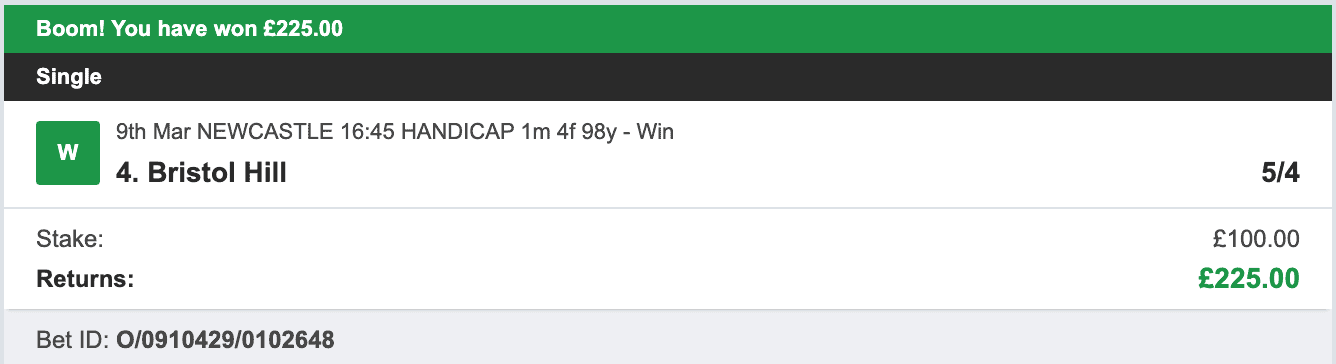 Bet Prediction For Today - Winner 1 - 2023-03-09